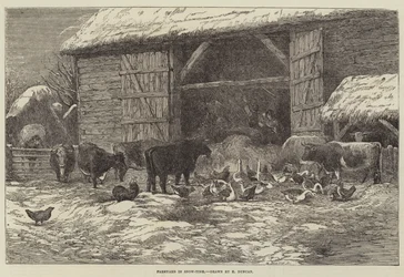 Farmyard in Snow-Time